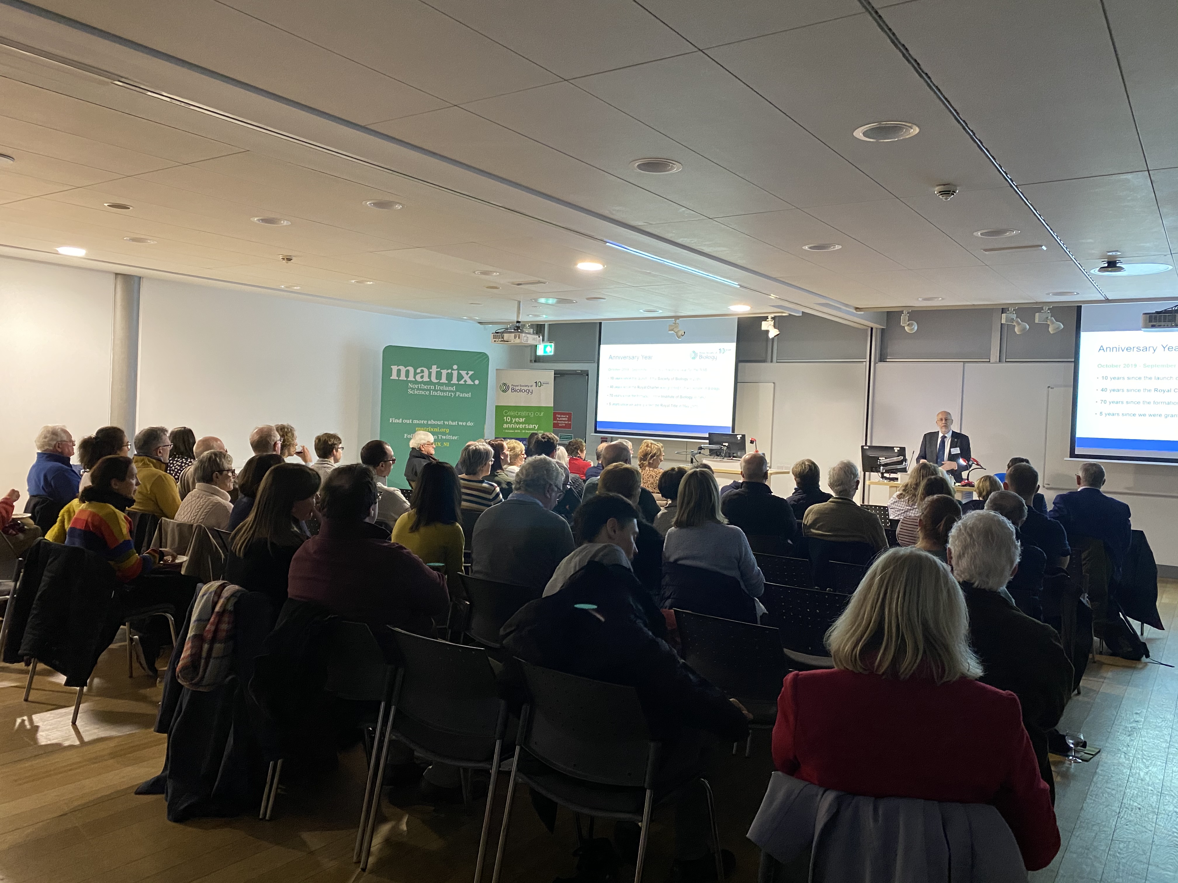 Guests at the NI Pioneers of Biology event