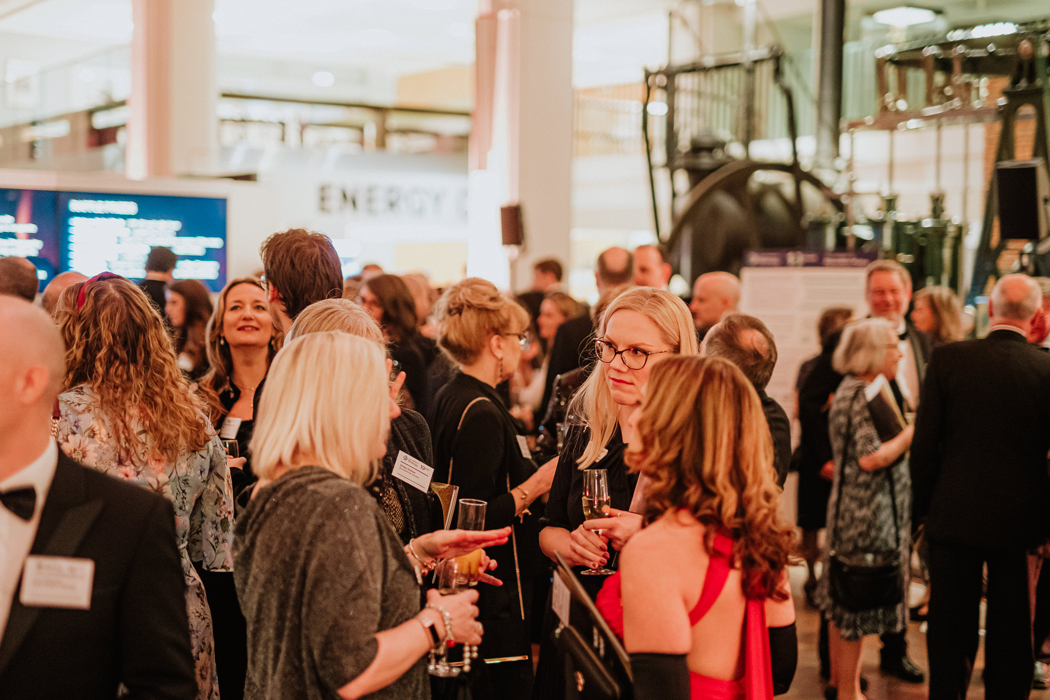 Guests at the gala dinner